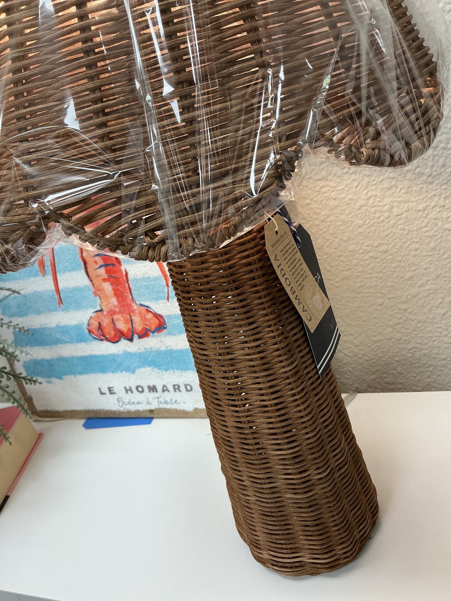 Nautica Wicker Lamp