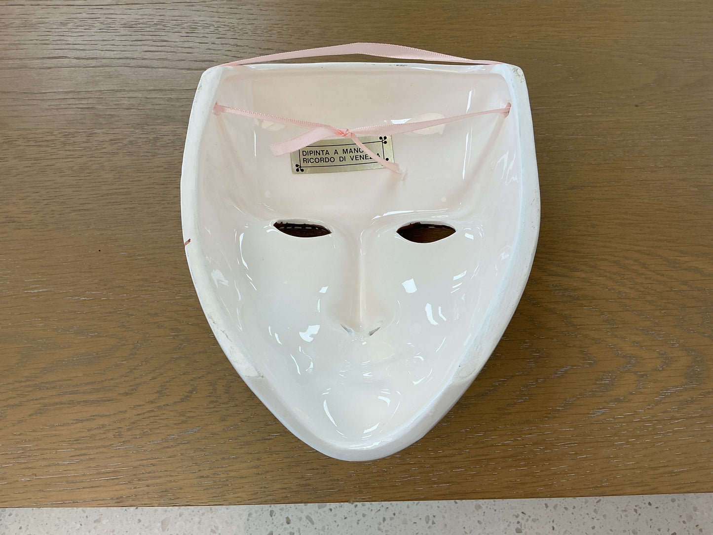 Venetian Floral Porcelain Mask