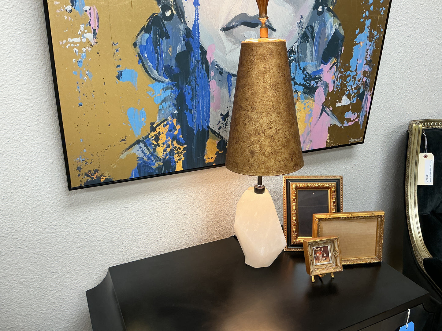 Natural Quartz Accent Table Lamp