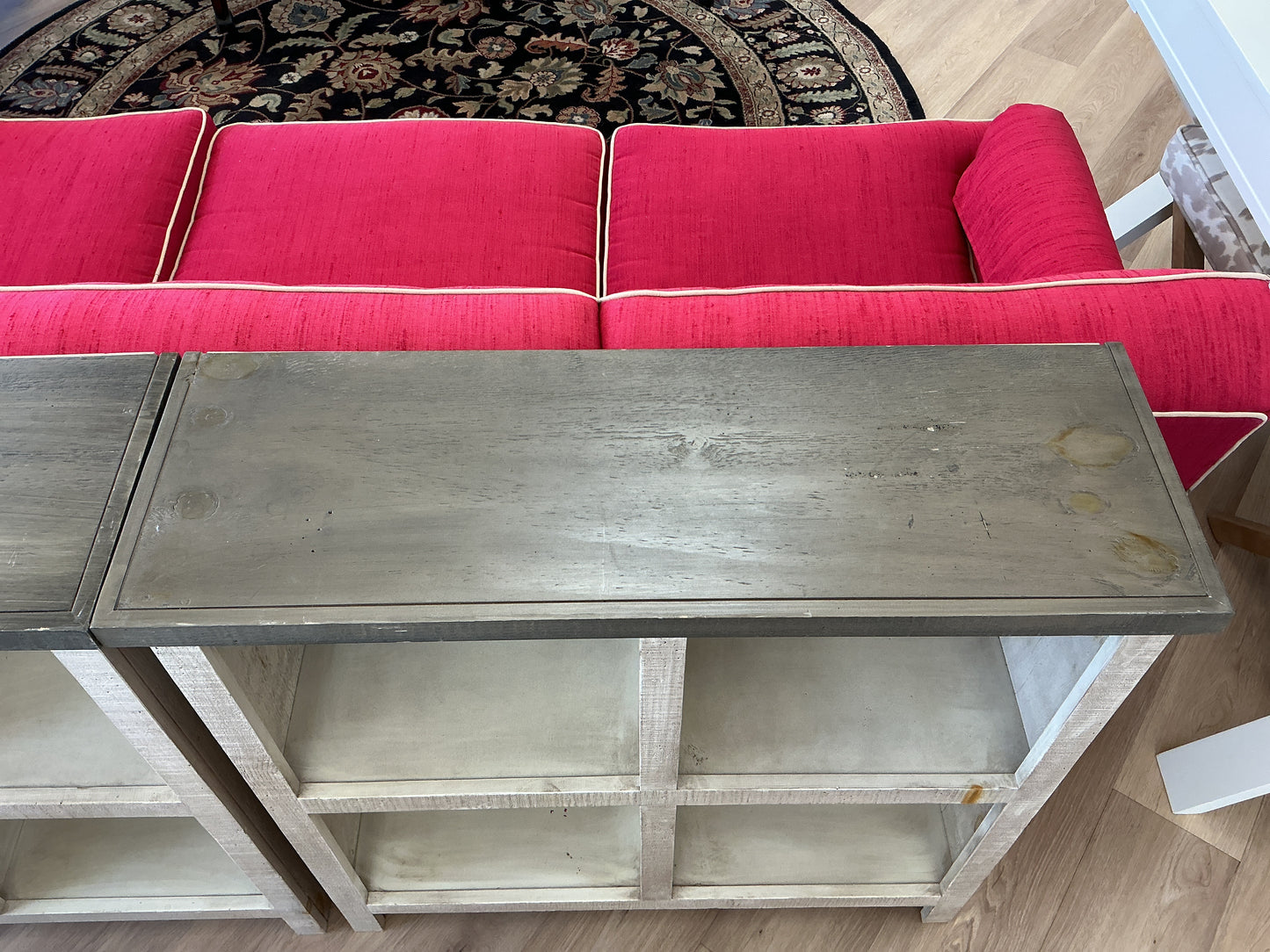 Solid Wood 4-Cube Cubby