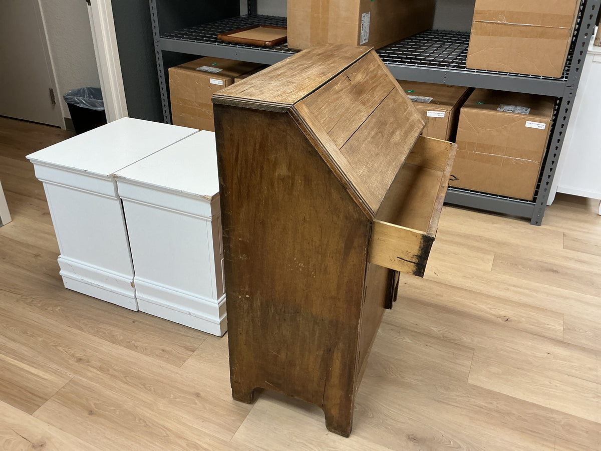 Vintage Drop Down Secretary Desk