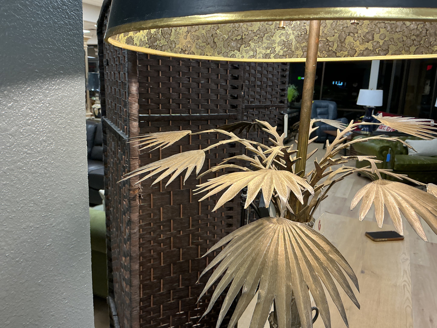 Vintage Chapman Palm Lamp