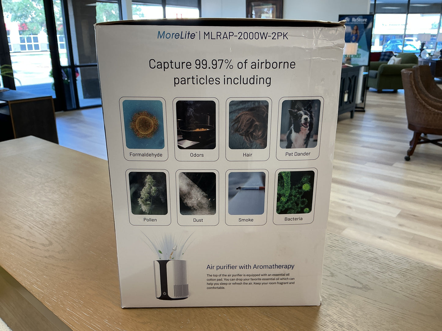 MoreLite Air Purifier 2Pk