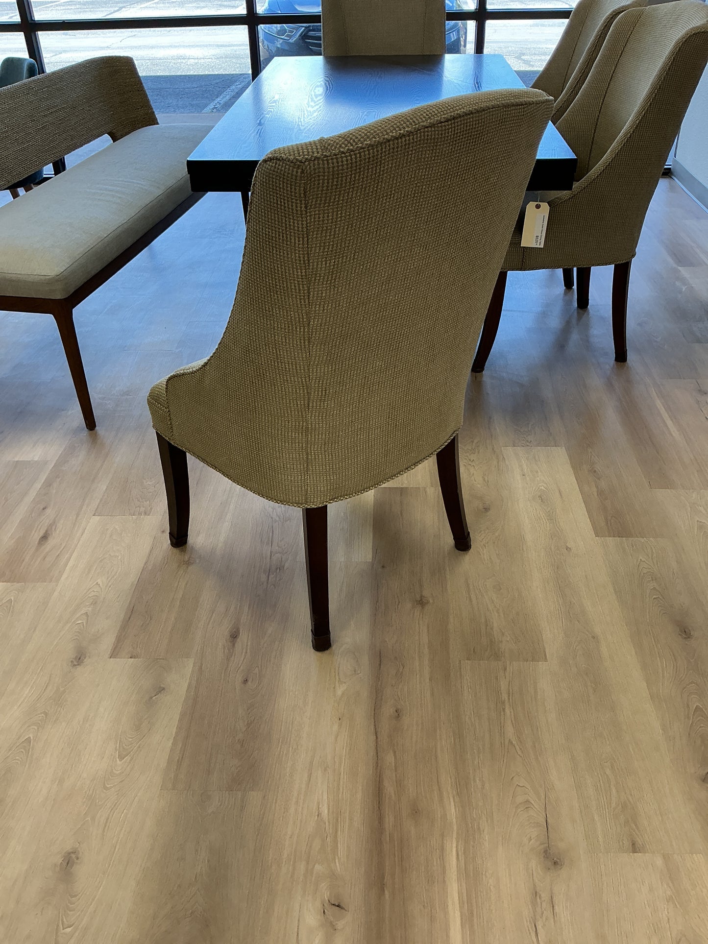 Tweed High Back Chair