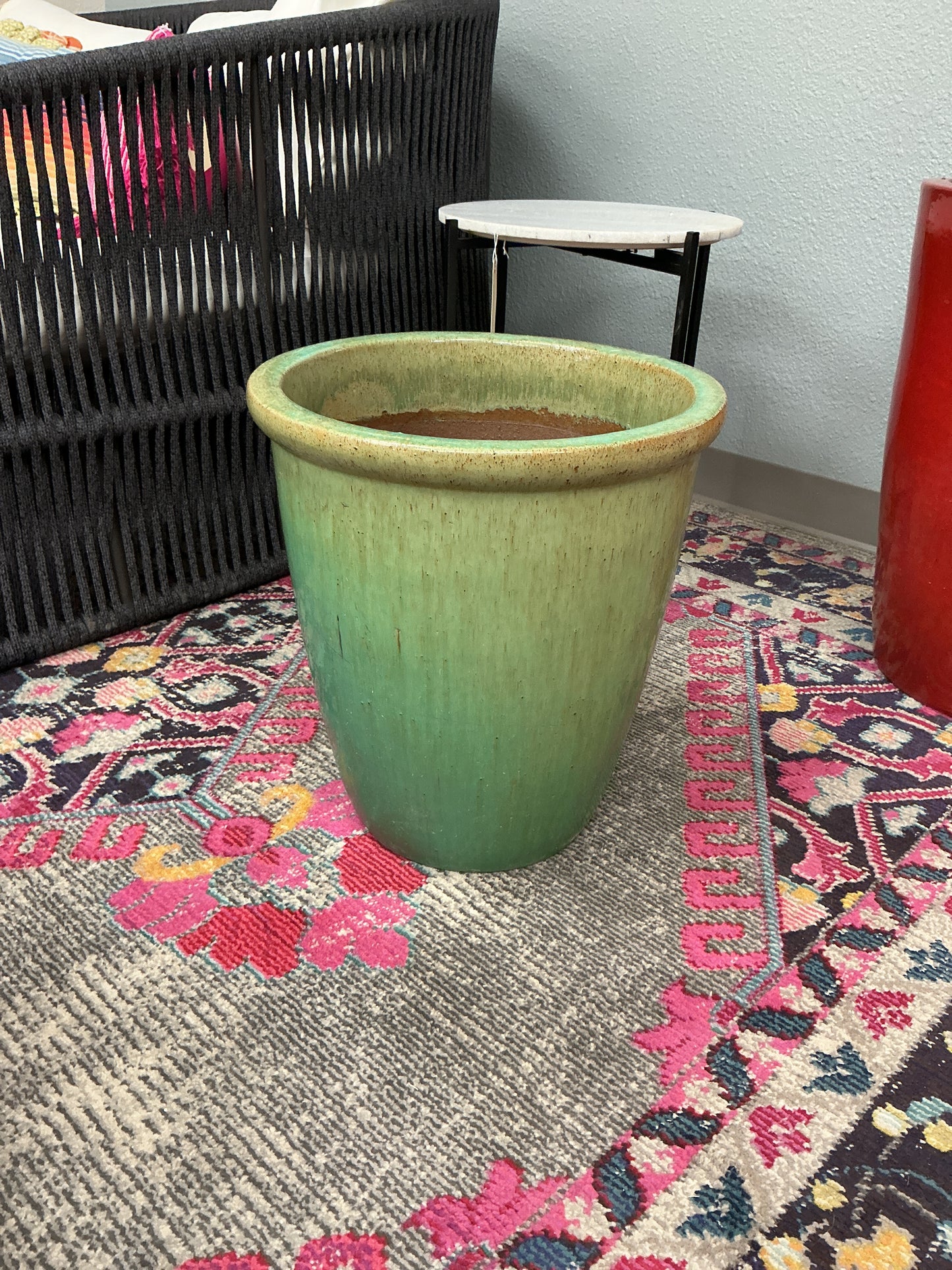 Ceramic Planter 17” H x 15” 1/2 W