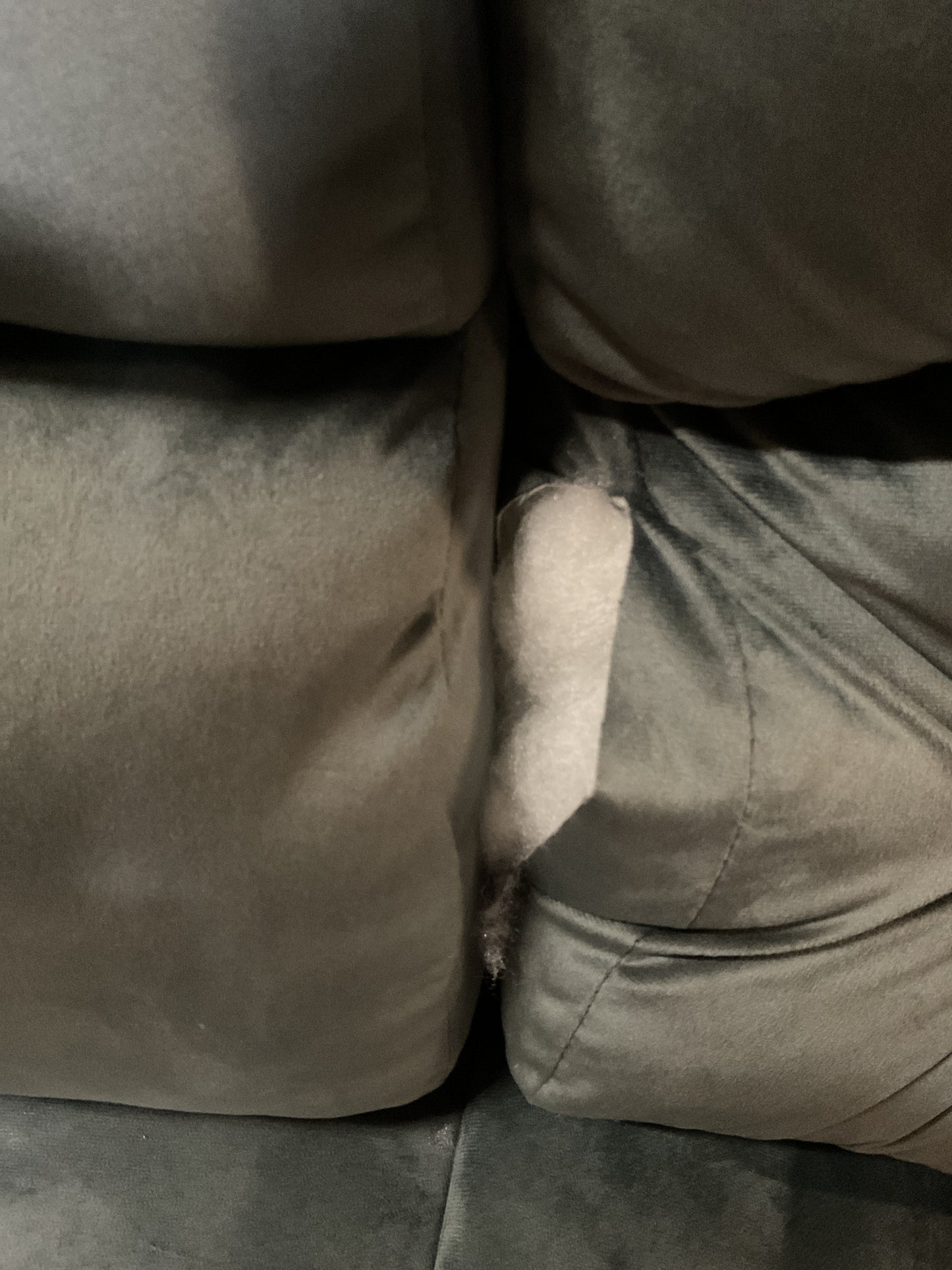 Modern Microfiber Manual Reclining Sofa
