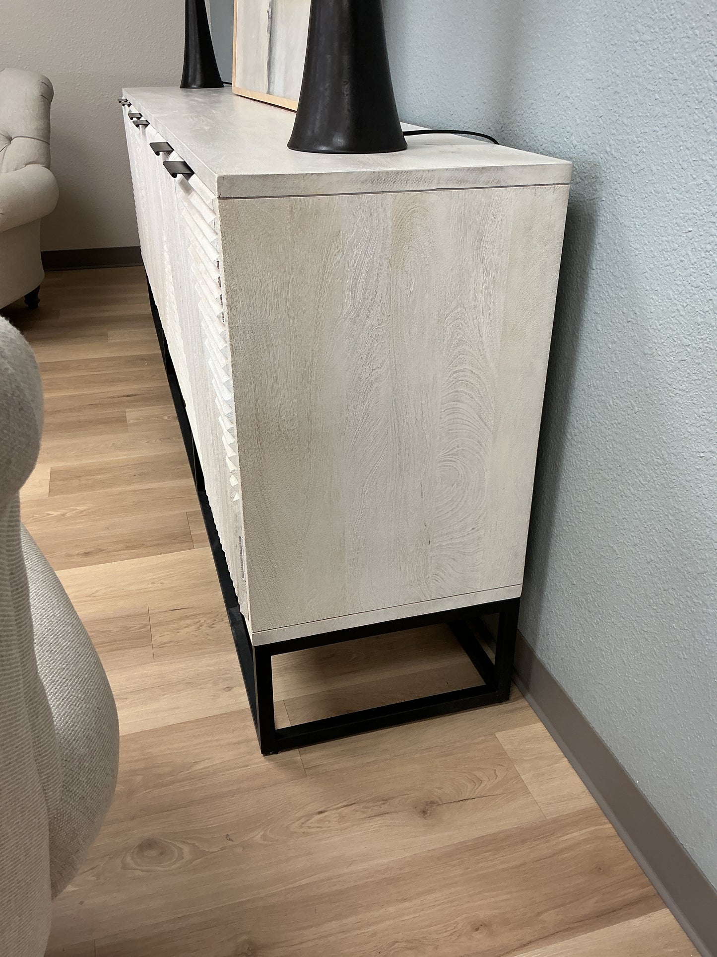 Keelah 108” Solid Wood Sideboard