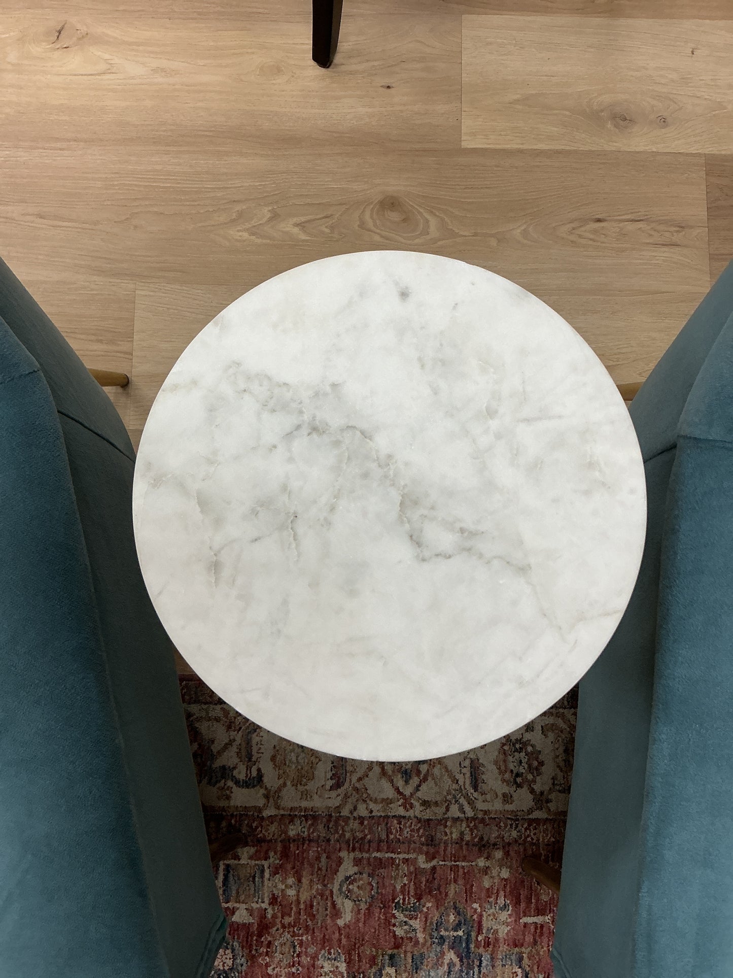 Williams Sonoma Marble Top Cocktail Table