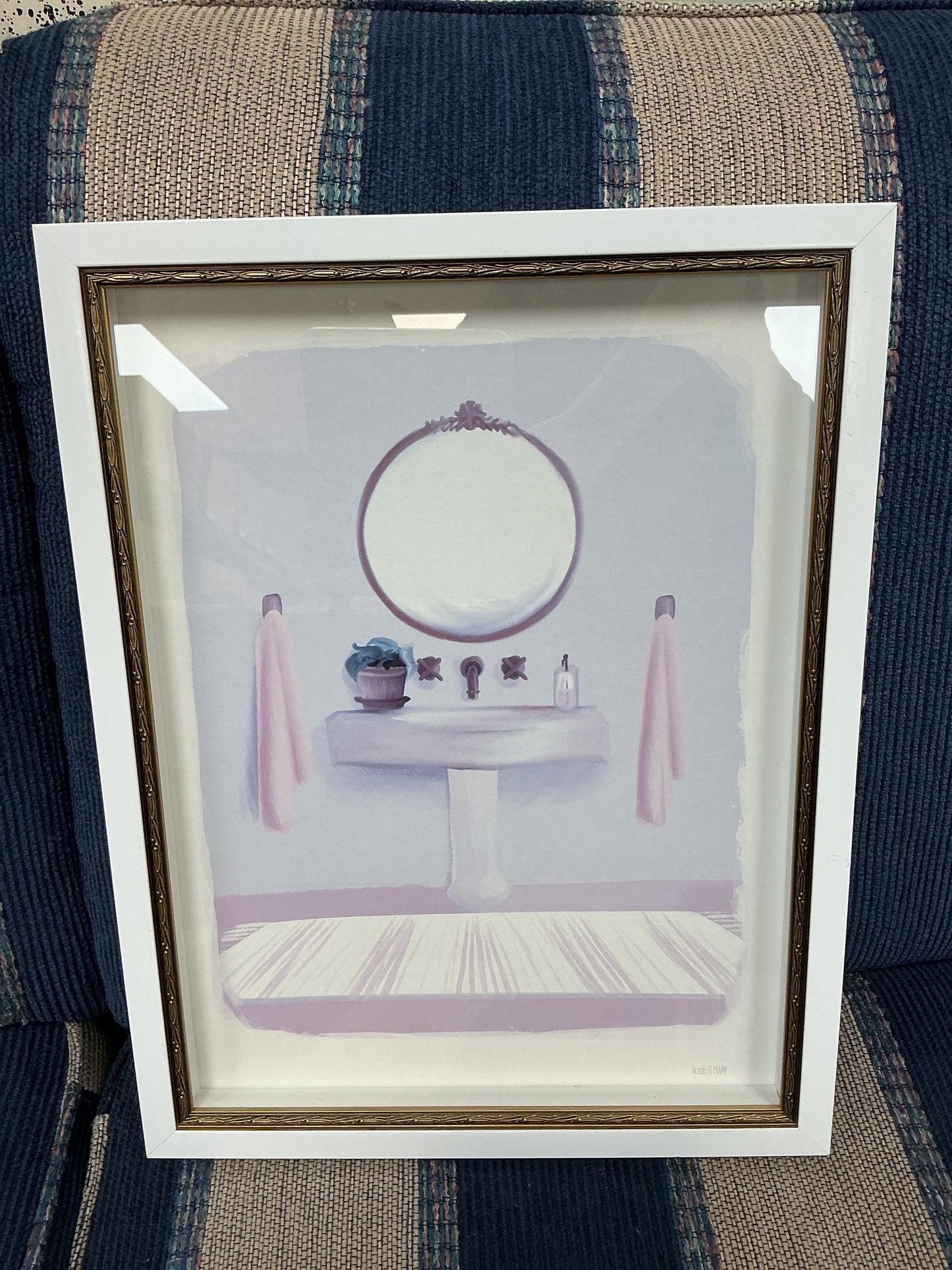 Stupell Cozy Bathroom Sink Print