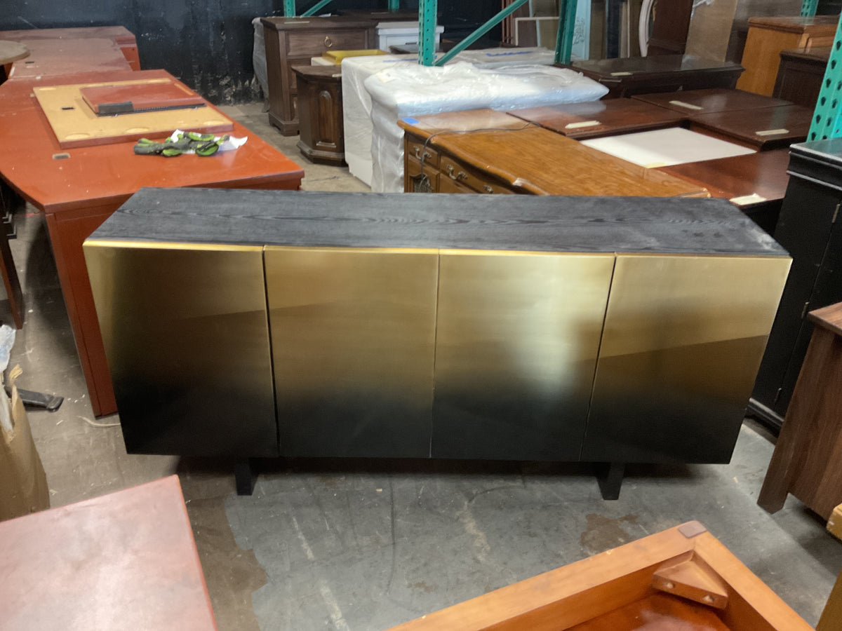 Modrest Elmira - Glam Black Ash & Gradient Steel Buffet