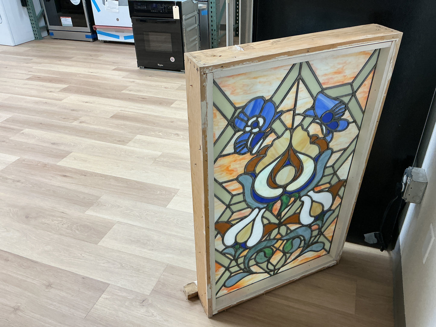 Floral Leaded Stained Glass