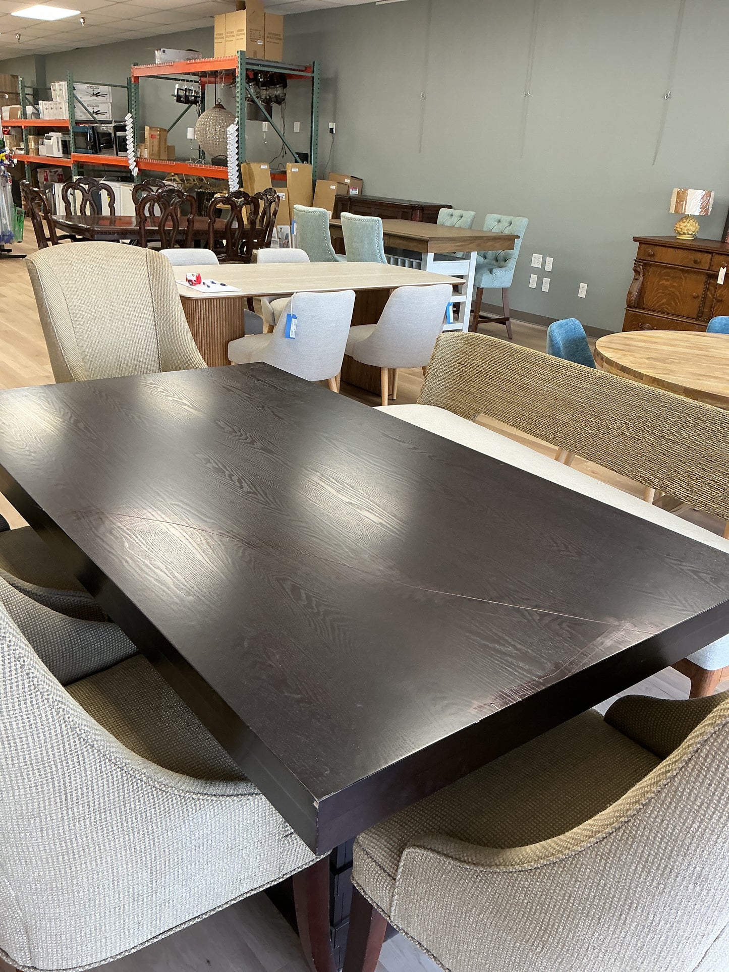 Jackeline Solid Wood Dining Table
