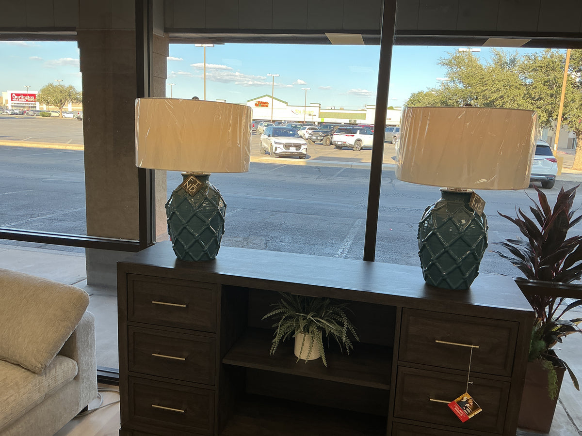 Parterre Blue Table Lamp