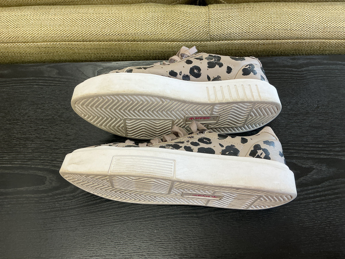 Adidas Super Sleek Leopard Platform Sneakers