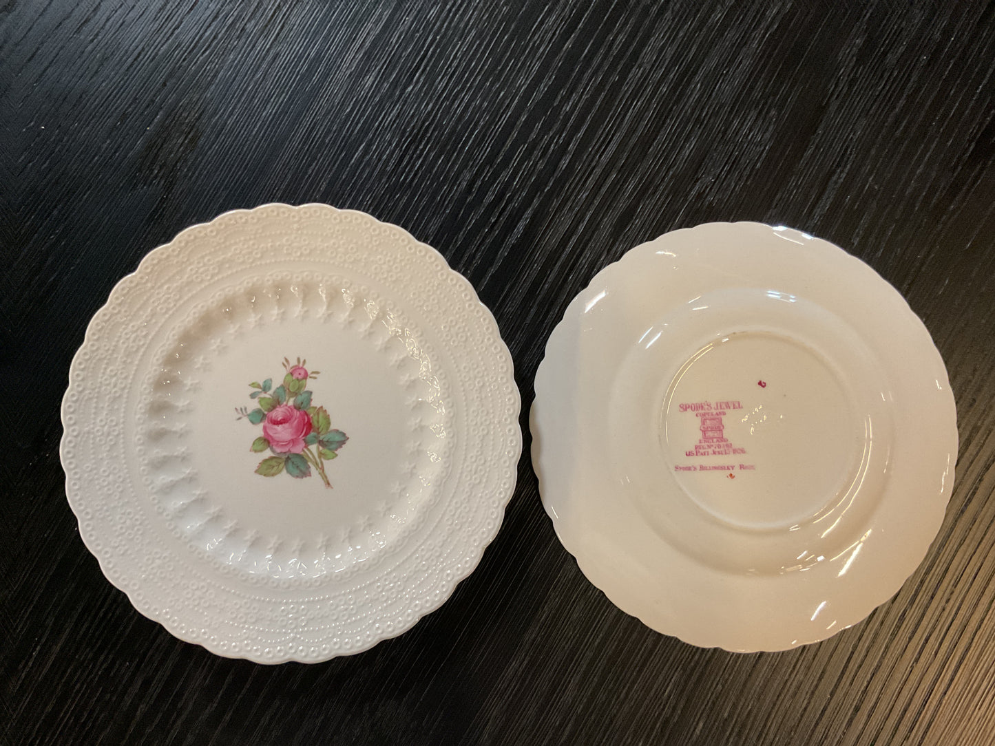 Spode Billingsley Rose Pink Bread/Butter Plate (Set of 11)