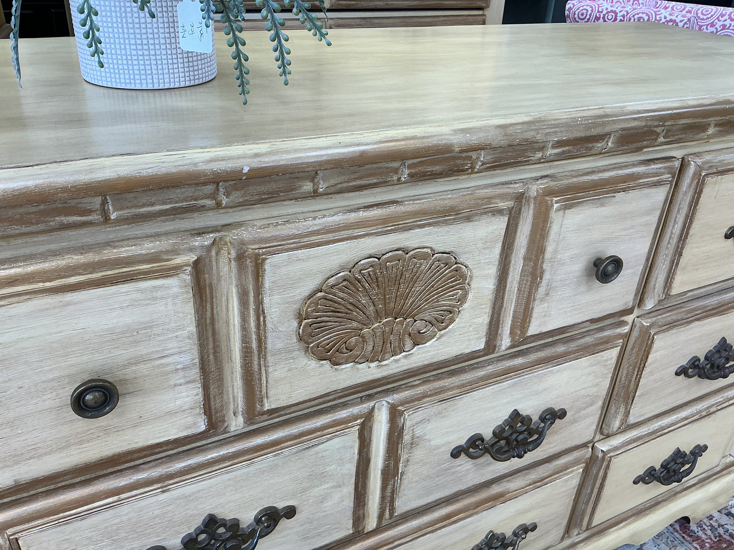 French Country Provincial 9-Drawer Dresser