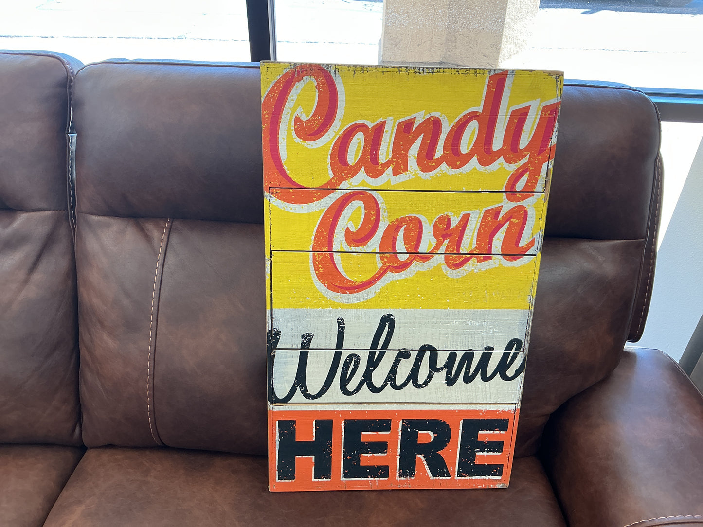 ‘Candy Corn’ Welcome Sign