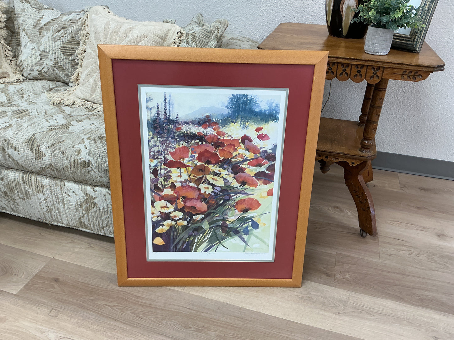 Field Of Poppies Framed Print