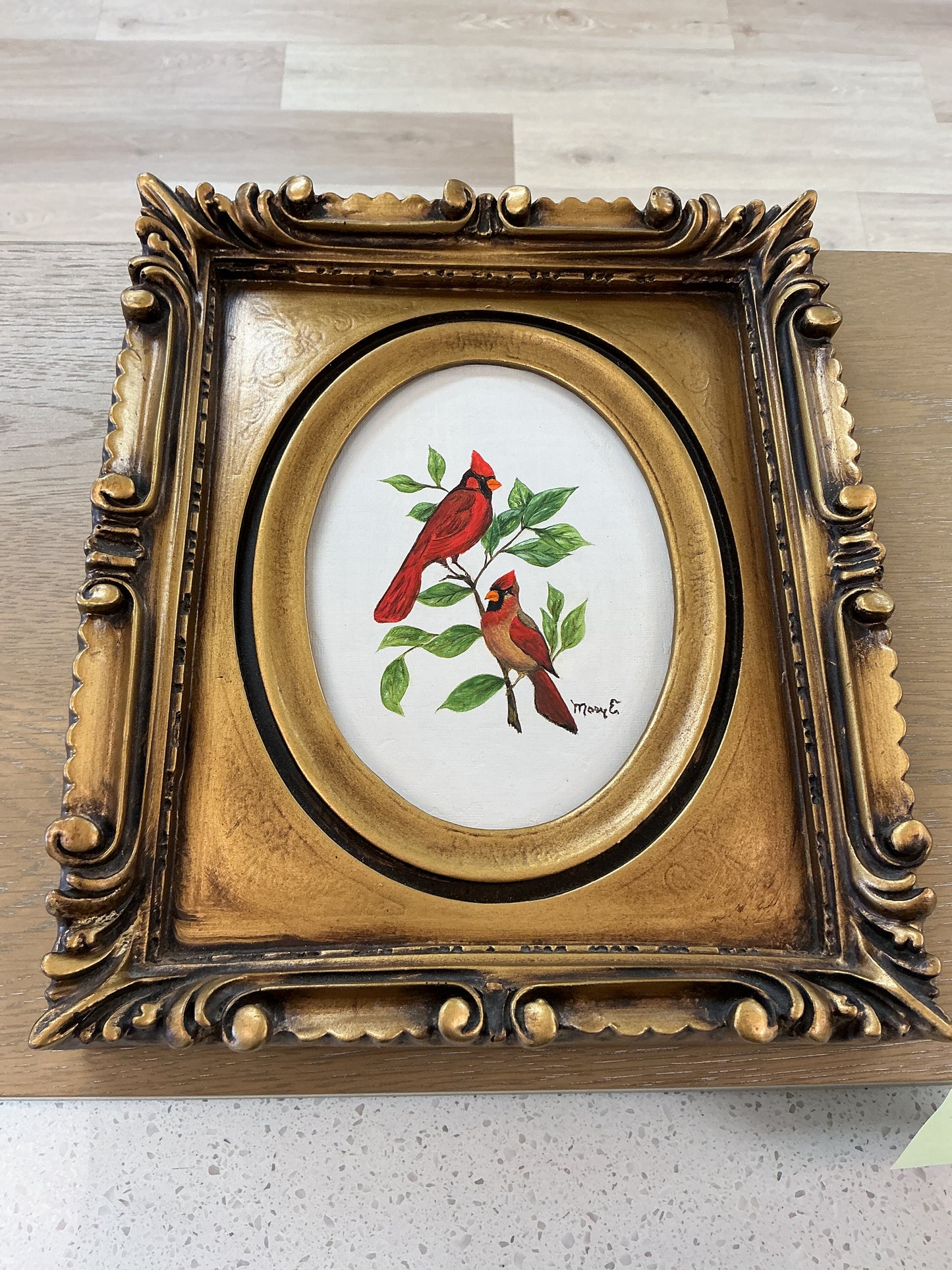 “Feathered Friends Heartfelt” Framed Print