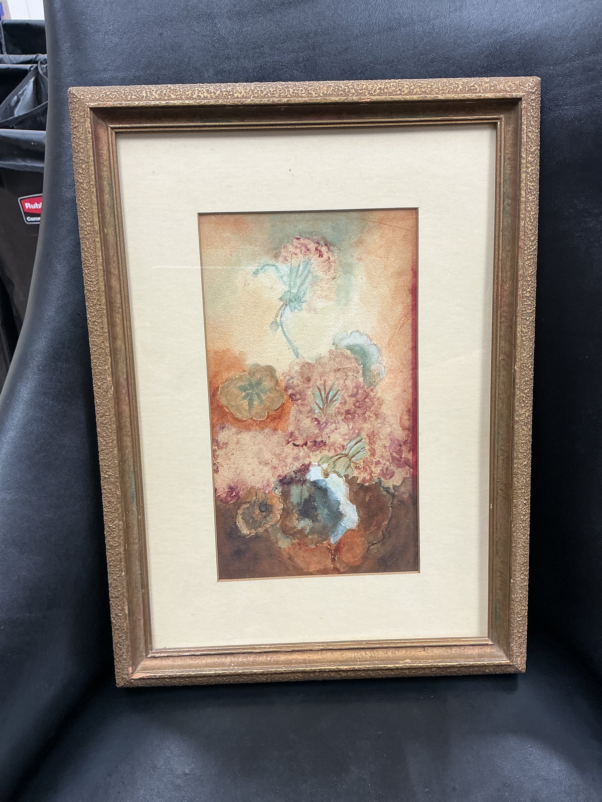 Vintage Abstract Floral Artwork