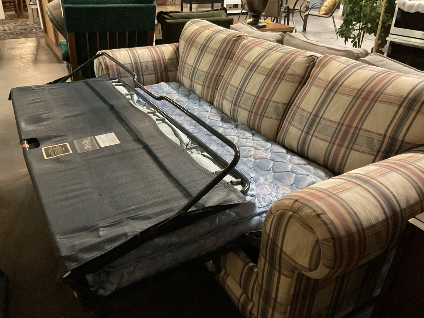 Striped Sleeper Sofa