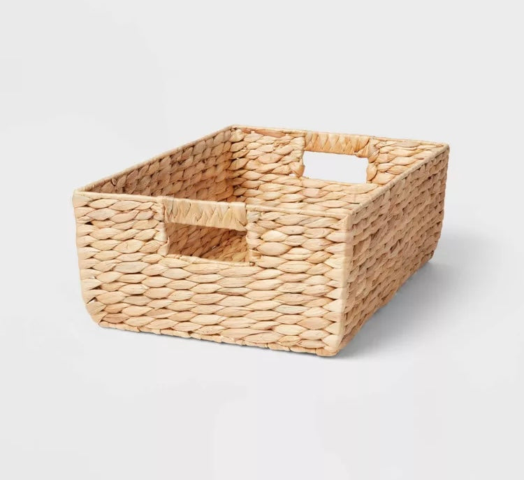 Woven Water Hyacinth Basket