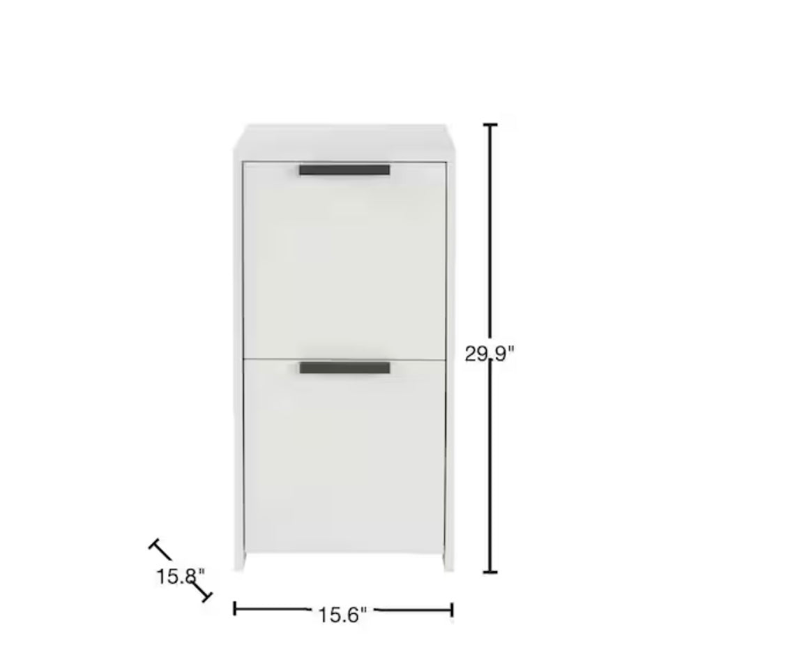 Braxten Vertical File Cabinet w/2 Drawers
