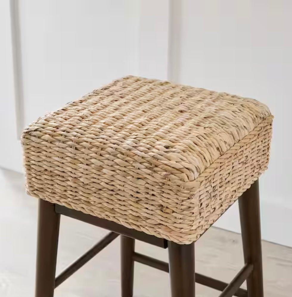 Fairgate Backless Woven Counter Stool