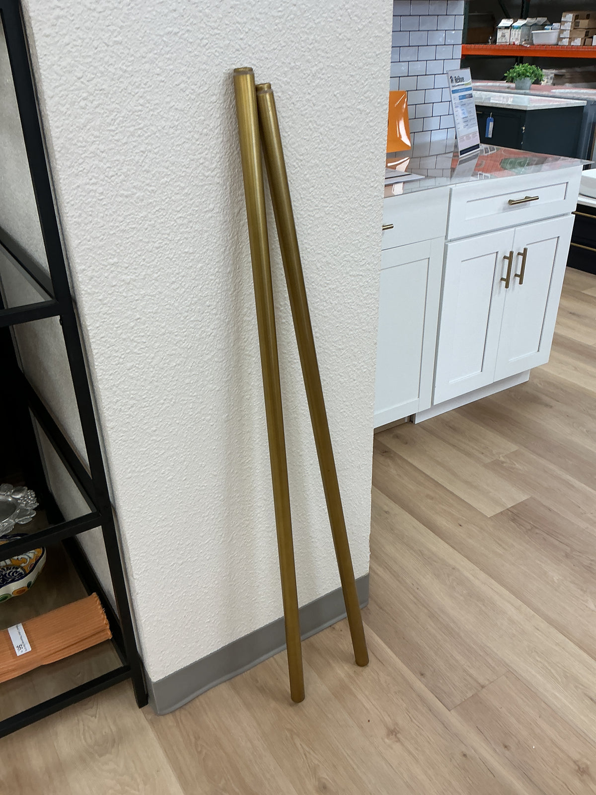 Matte Gold Extendable Curtain Rods by Williams-Sonoma
