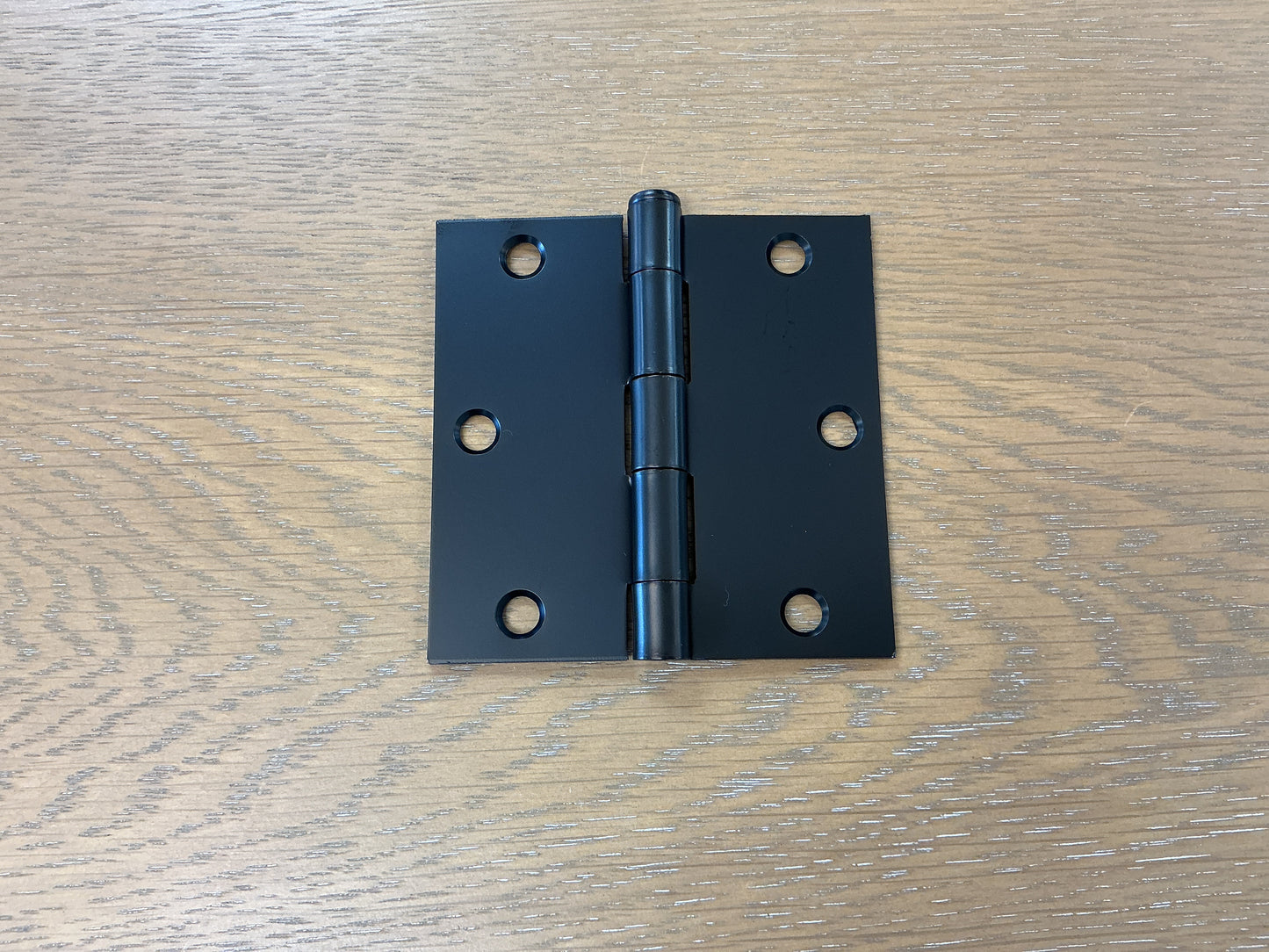 Matte Black Interior Square Door Hinges (Pack of 6)