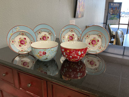 Pip Blue Roses China 10 pc.