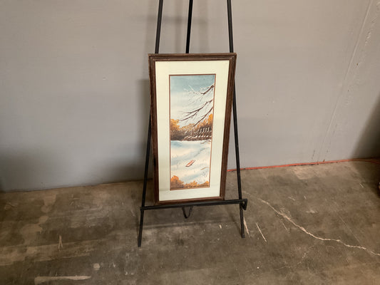 Framed Winter Landscape Print