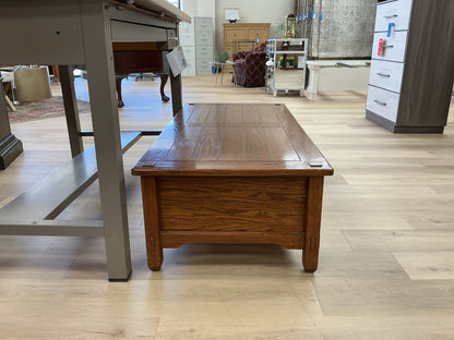 Oak Apothecary Style Coffee Table