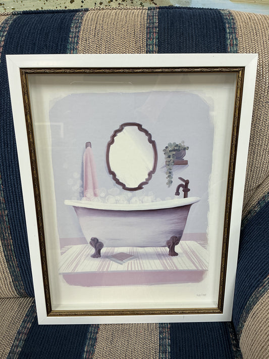 Stupell Bubble Bath Tub Print