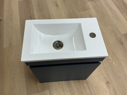 Bathroom Vanity W/ Sink Combo 16”W, 10”D, 20”H