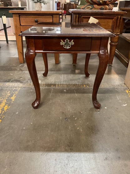 Solid Cherry Wood End Table
