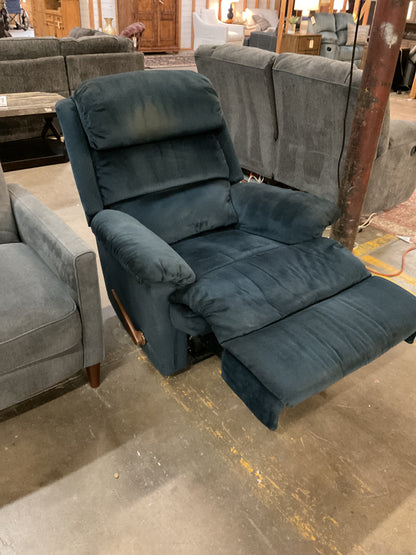 Blue Rocker Recliner