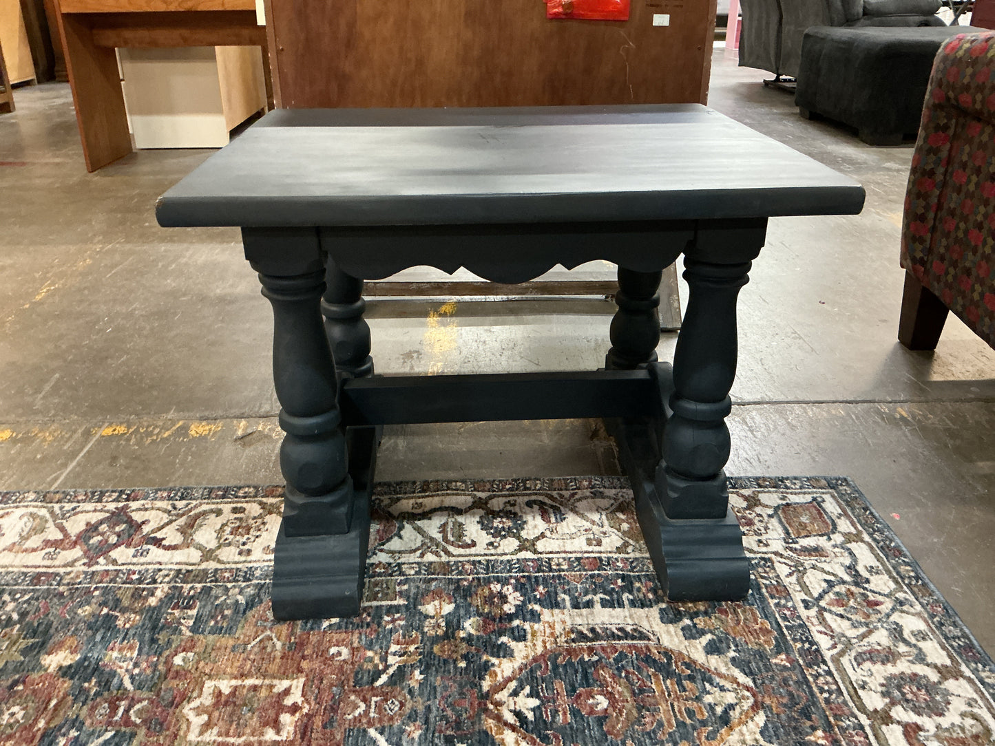 Farmhouse Style Wood End Table
