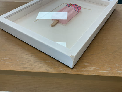 Framed 3D Popsicle Pop Art (Set of 2)