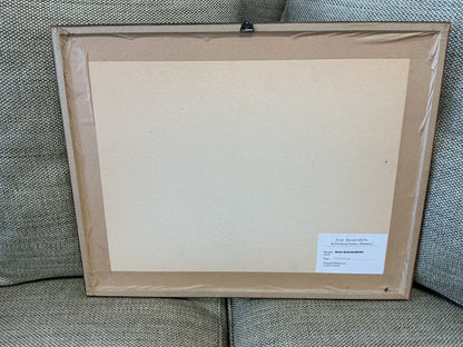 Vintage Original Signed Lithograph of Nuremberg