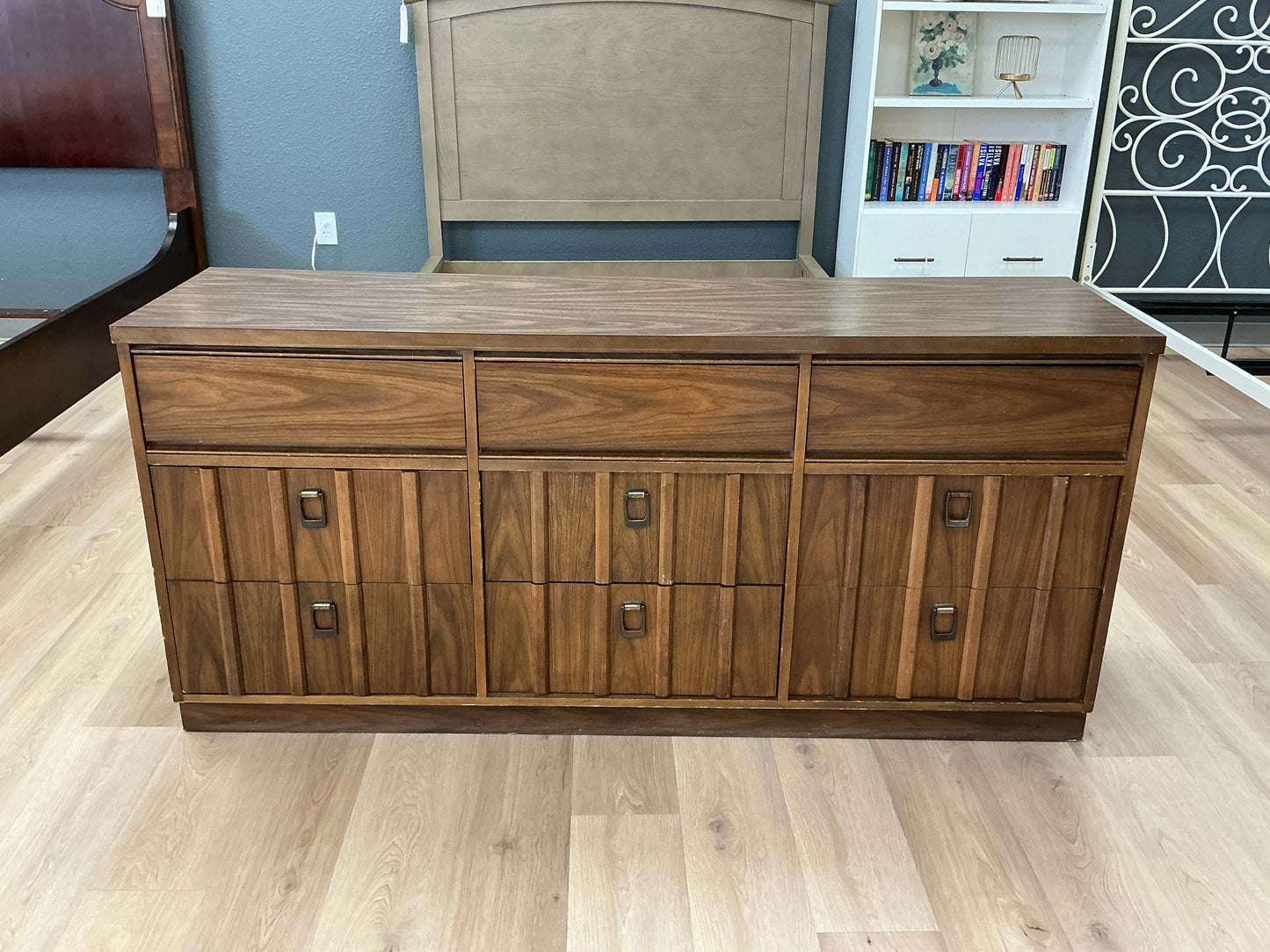 Mid-Century 9 Drawer Dresser