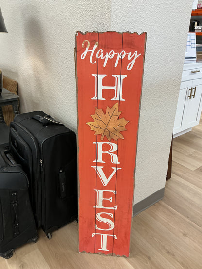 Reversible Holiday Porch Board Sign