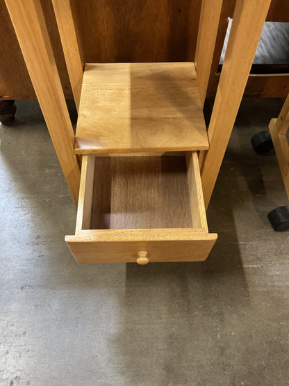 Wood Side Table w/1 Drawer