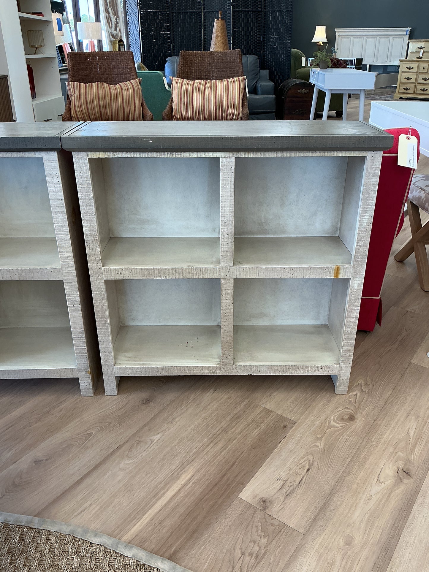 Solid Wood 4-Cube Cubby