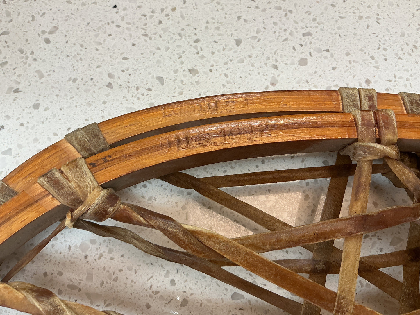 Vintage Military Issued Snow Shoes (Set of 2)