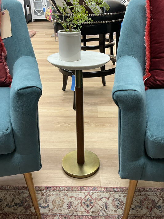 Williams Sonoma Marble Top Cocktail Table
