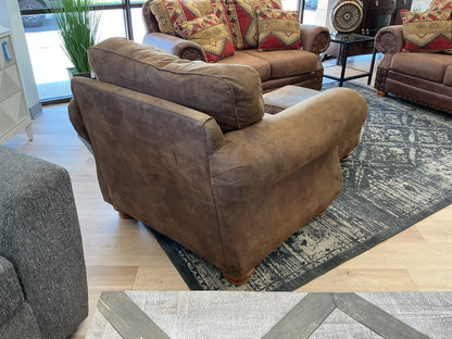 Broyhill Microfiber Armchair w/Ottoman