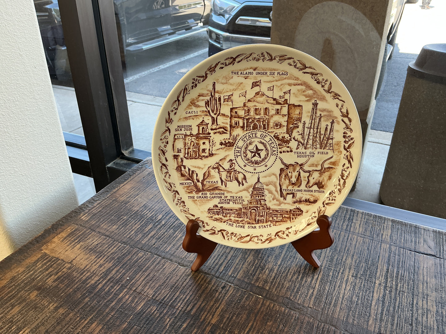 State of Texas Vintage Plate