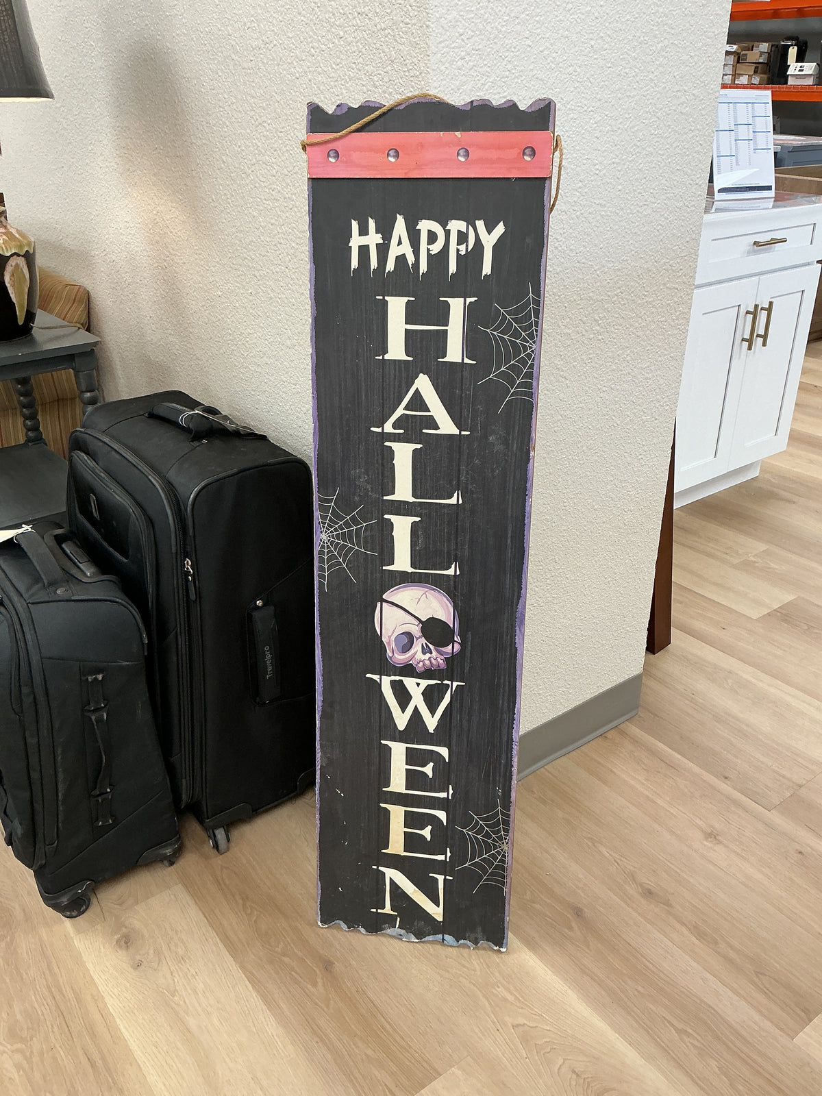 Reversible Welcome Holiday Porch Board Sign