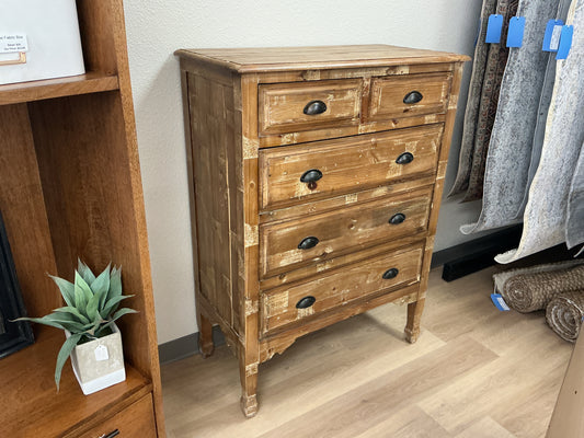 Rustic 5 Drawer Chest of Drawer